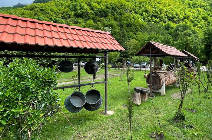  Купание на реке Апстаа 